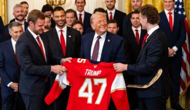2025 Stanley Cup Champion Florida Panthers visit the White House