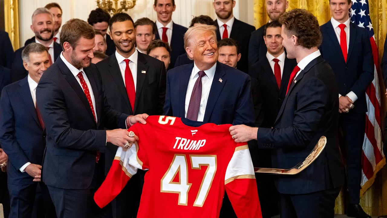 2025 Stanley Cup Champion Florida Panthers visit the White House