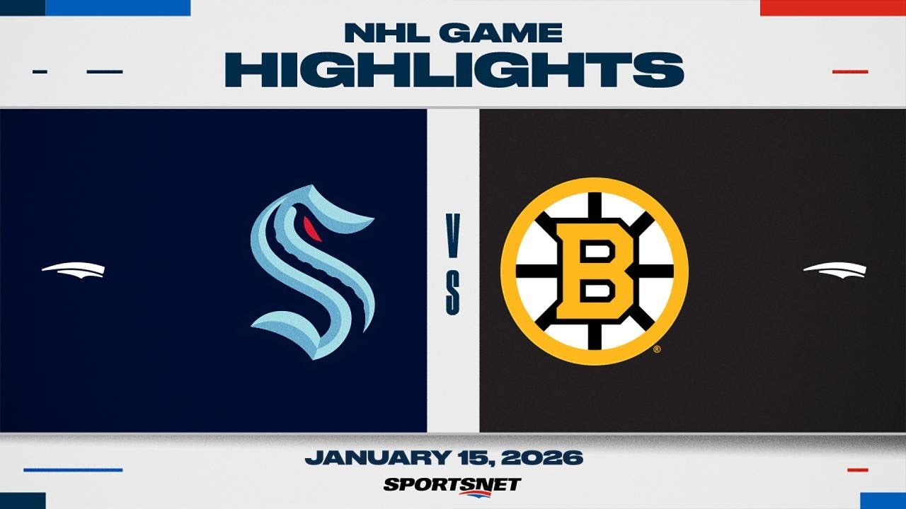 NHL Highlights | Kraken vs. Bruins - January 15, 2026