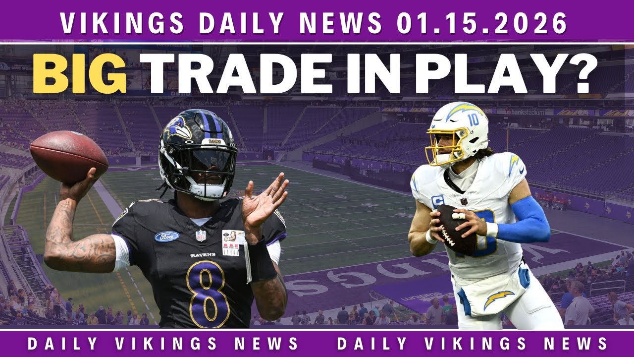 Vikings Daily News 1-15-2026:  Big Trade Still In Play?, Aaron Jones Honored,  TE At Pick 18?