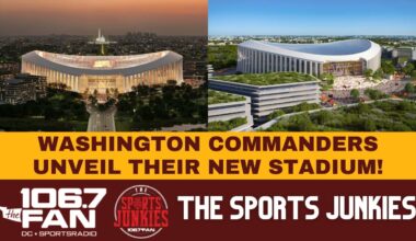 Commanders Unveil Their New Stadium! | Sports Junkies