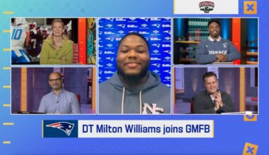Milton Williams Talks Wild Card Win, Headbutting Mike Vrabel & More on Good Morning Football