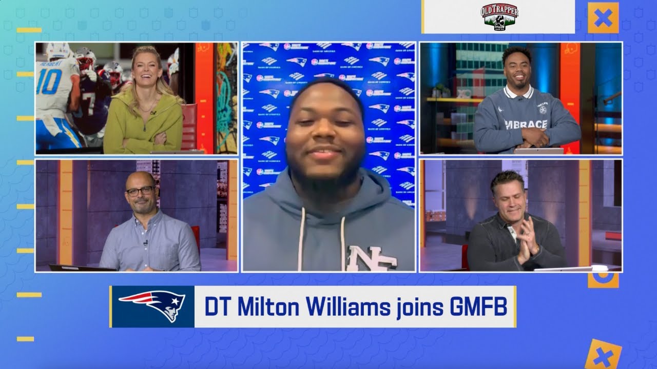 Milton Williams Talks Wild Card Win, Headbutting Mike Vrabel & More on Good Morning Football