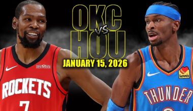 Oklahoma City Thunder vs Houston Rockets Full Game Highlights - January 15, 2026 | NBA Season