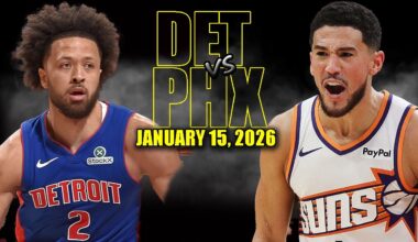 Detroit Pistons vs Phoenix Suns Full Game Highlights - January 15, 2026 | NBA Season