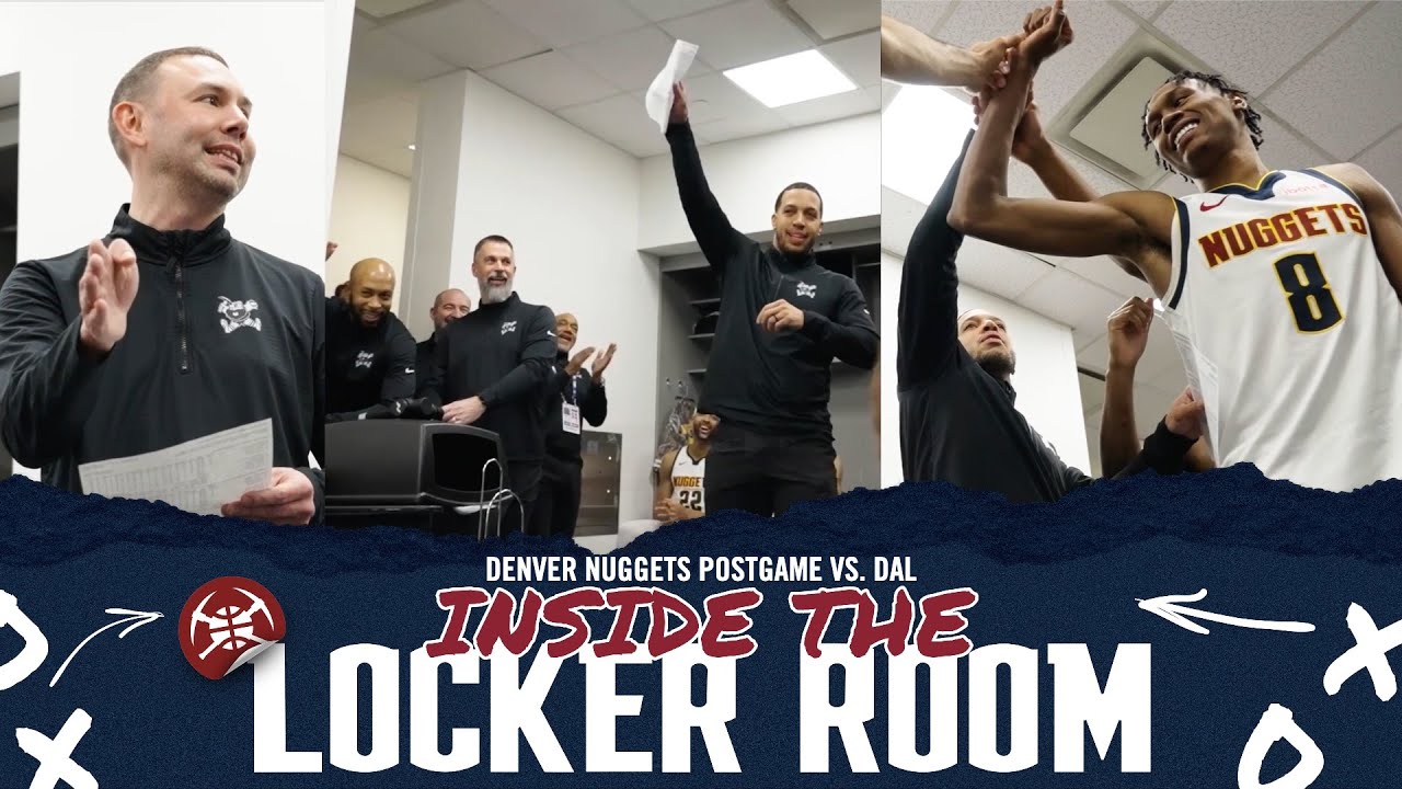 "What We're Doing Right Now Is Special" Denver Nuggets Locker Room After Win 🎥 | vs. DAL