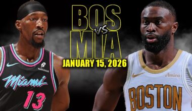 Boston Celtics vs Miami Heat Full Game Highlights - January 15, 2026 | NBA Season