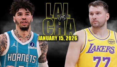 Los Angeles Lakers vs Charlotte Hornets Full Game Highlights - January 15, 2026 | NBA Season