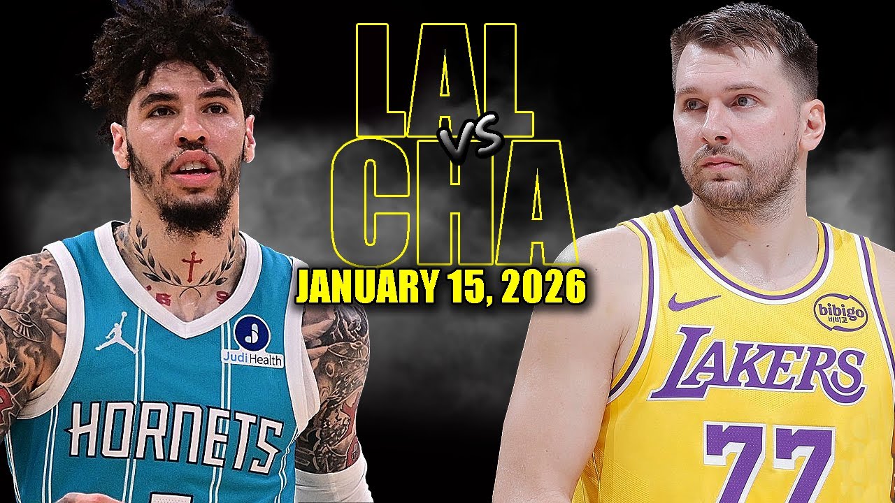 Los Angeles Lakers vs Charlotte Hornets Full Game Highlights - January 15, 2026 | NBA Season