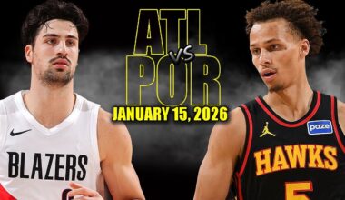 Atlanta Hawks vs Portland Trail Blazers Full Game Highlights - January 15, 2026 | NBA Season