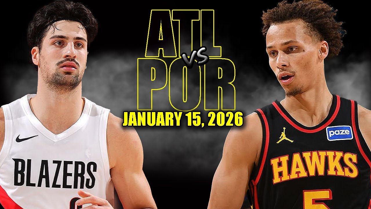 Atlanta Hawks vs Portland Trail Blazers Full Game Highlights - January 15, 2026 | NBA Season