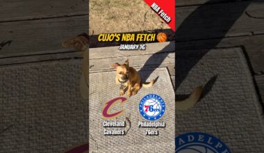 Cujo’s NBA Fetch | Cleveland Cavaliers vs Philadelphia 76ers 🐕 01-16-2026 NBA #CujoCatches