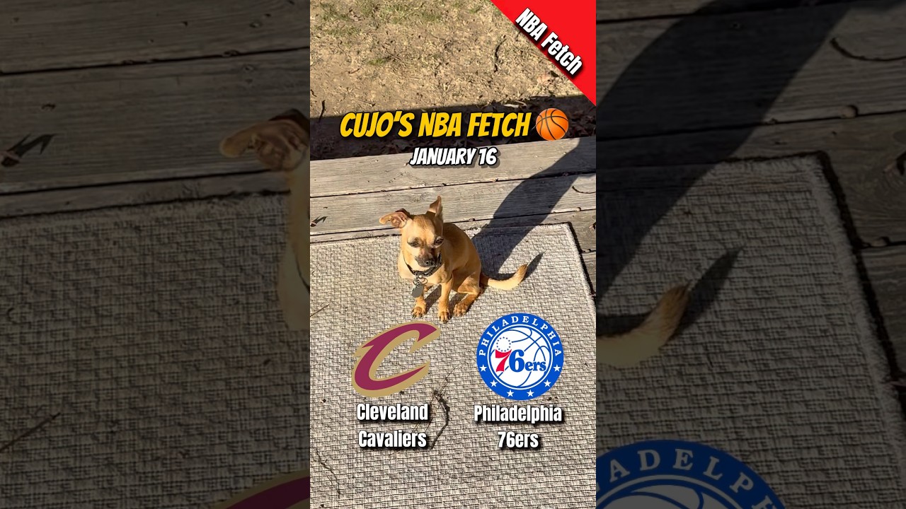 Cujo’s NBA Fetch | Cleveland Cavaliers vs Philadelphia 76ers 🐕 01-16-2026 NBA #CujoCatches