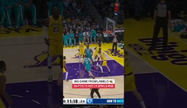 LaMelo was UNSTOPPABLE in LA 🐝