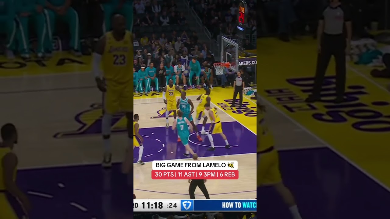 LaMelo was UNSTOPPABLE in LA 🐝