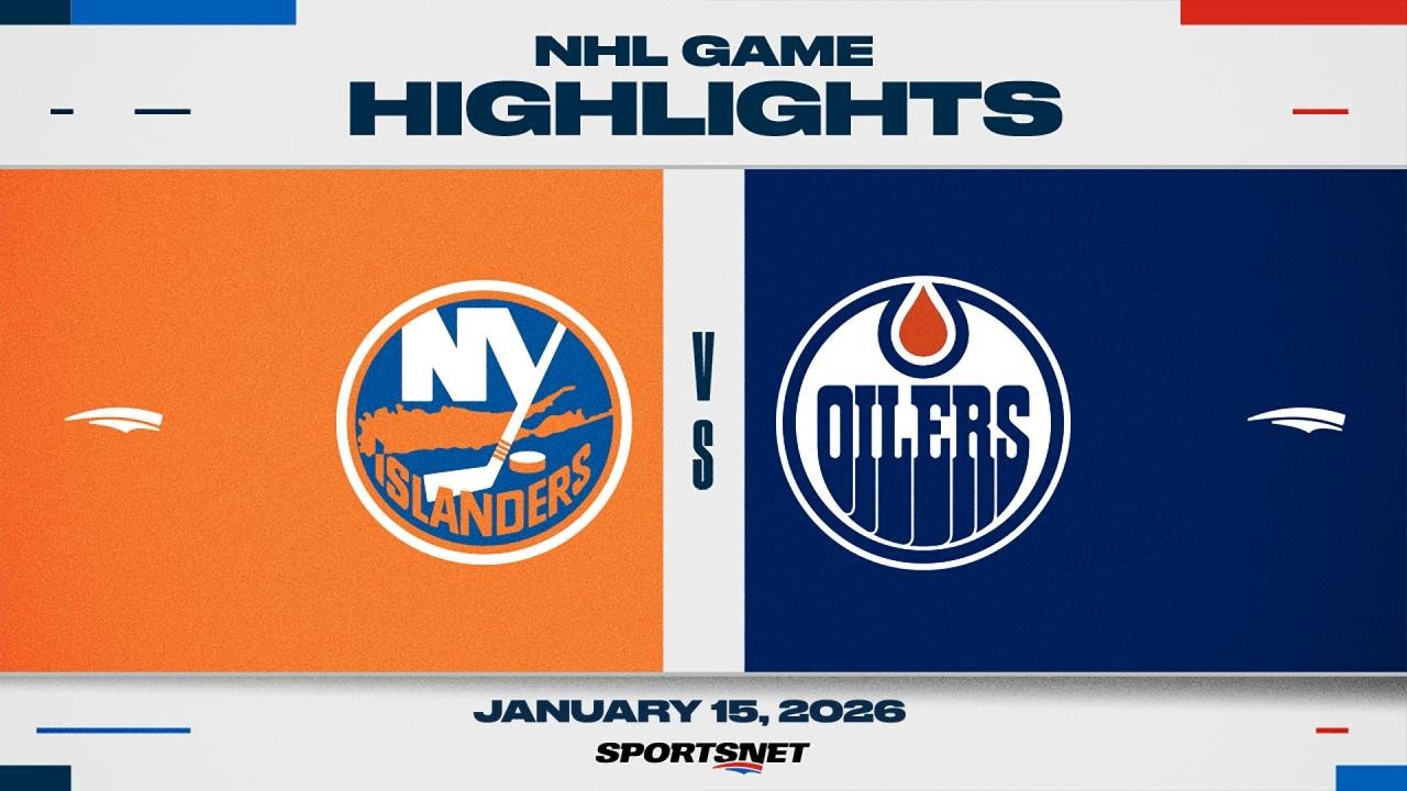 NHL Highlights | Islanders vs. Oilers - January 15, 2026