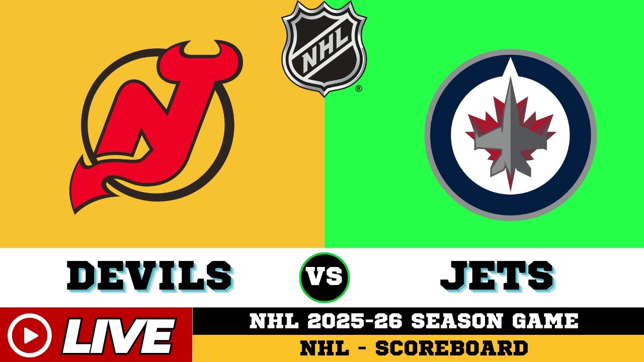 🔴LIVE : New Jersey Devils Vs Winnipeg Jets | NHL 2026 | NHL Live SCOREBOARD | Jan 12 2026
