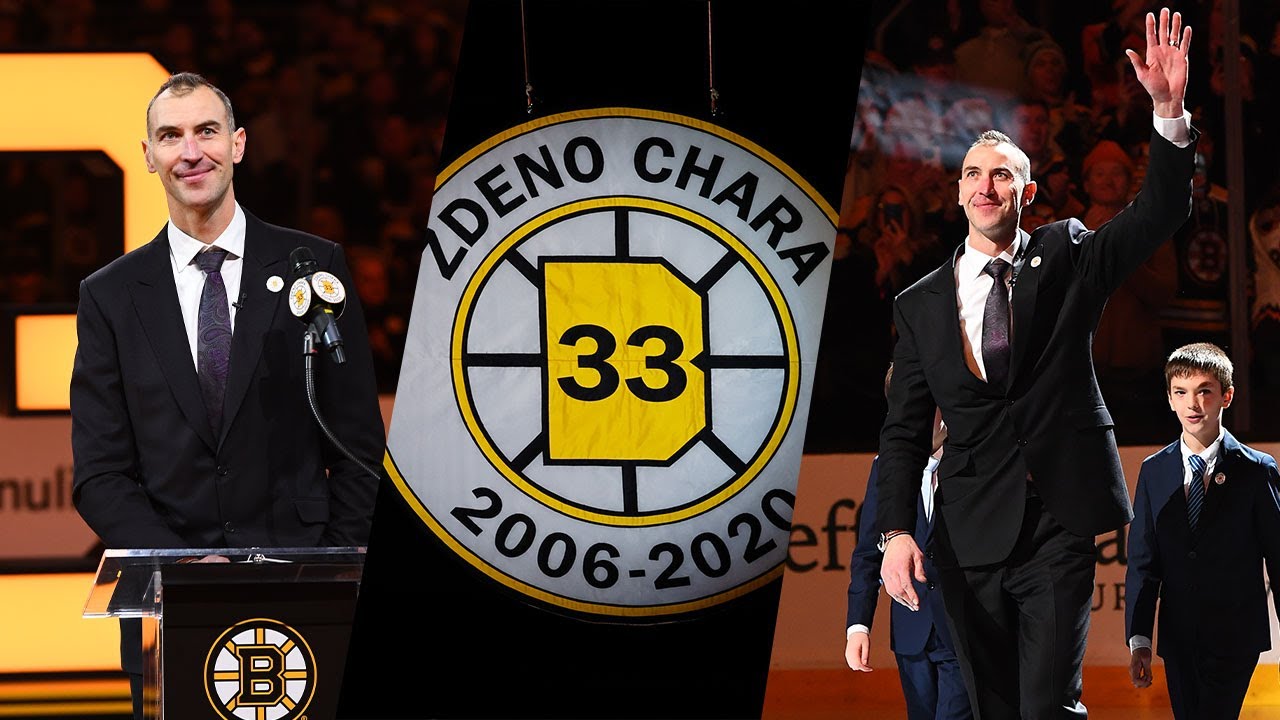 Bruins retire #33 for Zdeno Chara