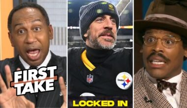 FIRST TAKE | I'm WRONG about Aaron Rodgers. He's NOT WASHED - Stephen A. on Steelers win vs. Ravens