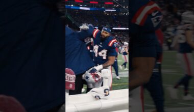 "YOU A ANIMAL" 😮‍💨 #patriots #nfl #playoffs #shorts