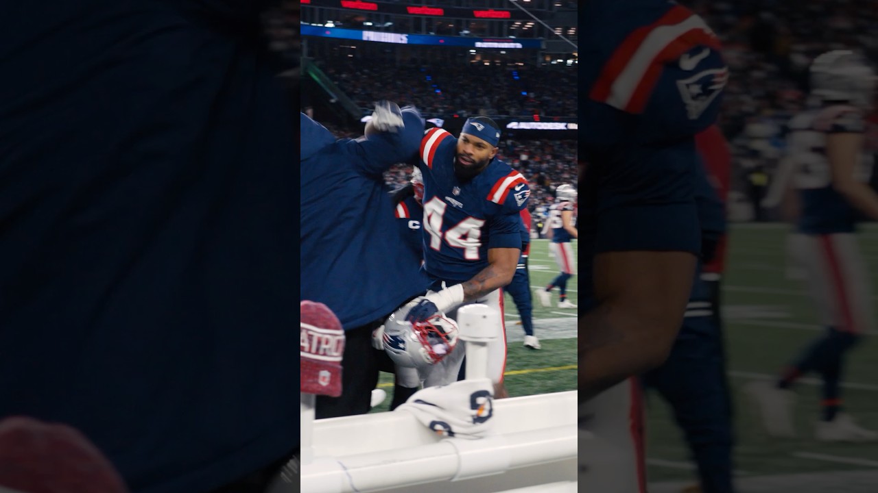 "YOU A ANIMAL" 😮‍💨 #patriots #nfl #playoffs #shorts