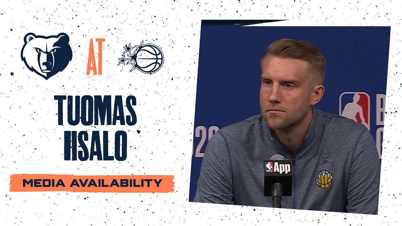 Tuomas Iisalo Press Conference | Grizzlies vs. Magic