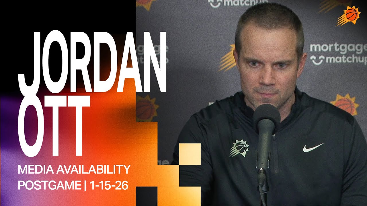 Head Coach Jordan Ott Media Availability | Phoenix Suns | 1-15-25