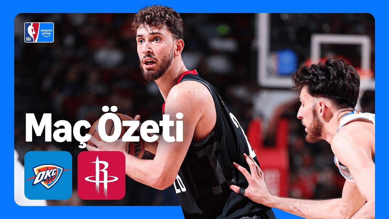 Oklahoma City Thunder - Houston Rockets | Maç Özeti | NBA | Prime Video Türkiye