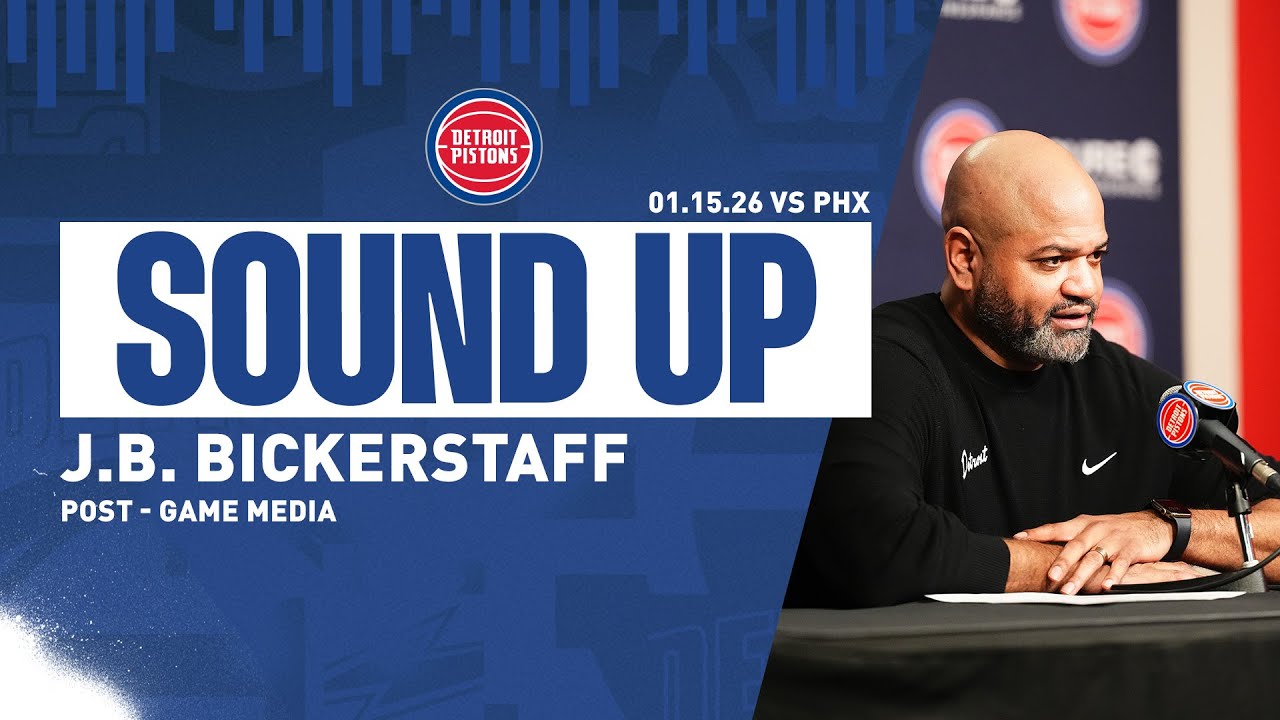 Post-Game Press Conference: J.B. Bickerstaff | Pistons vs. Suns  | 1.15.26