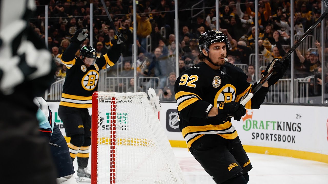 Game Highlights: Boston Bruins vs Seattle Kraken