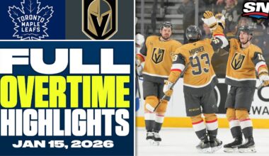 Toronto Maple Leafs at Vegas Golden Knights | FULL Overtime Highlights - January 15, 2026