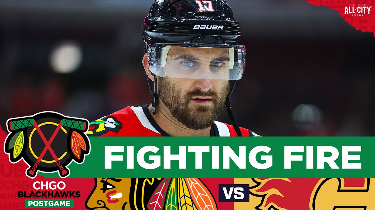 BLACKHAWKS POSTGAME: Foligno Scores 2nd of the Season, Chicago BURNED by Calgary | CHGO Blackhawks