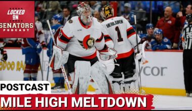 POST CAST: PATHETIC SECOND PERIOD SINKS OTTAWA SENATORS IN BLOWOUT LOSS VS COLORADO AVALANCHE