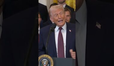 President Trump on the Florida Panthers 🏆🏆