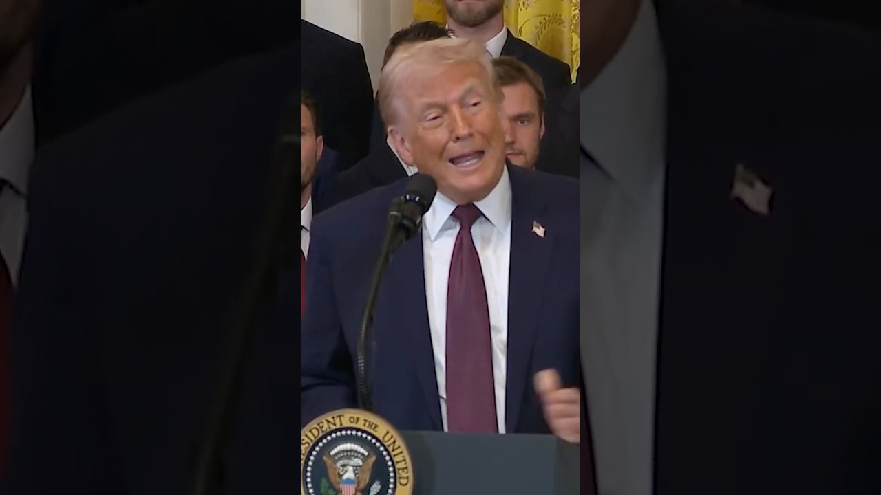 President Trump on the Florida Panthers 🏆🏆