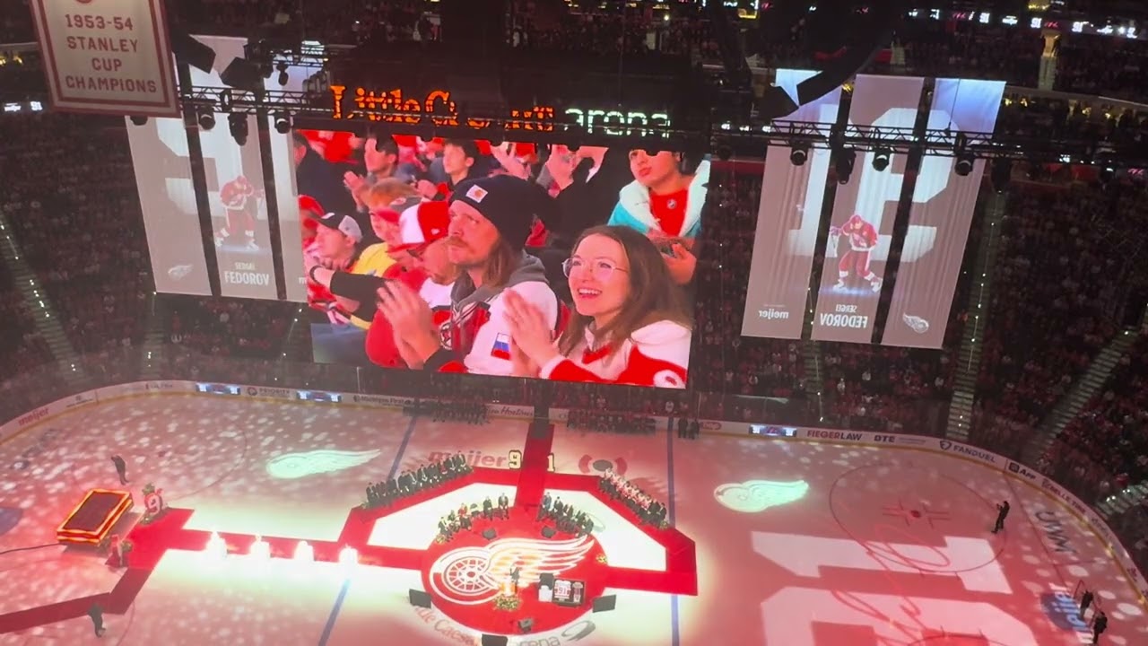 Full speech: Sergei Fedorov's Detroit Red Wings No. 91 jersey retirement