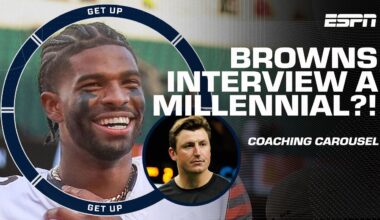 Cleveland Browns are interviewing someone who is 30 YEARS OLD for their HEAD COACH?! | Get Up
