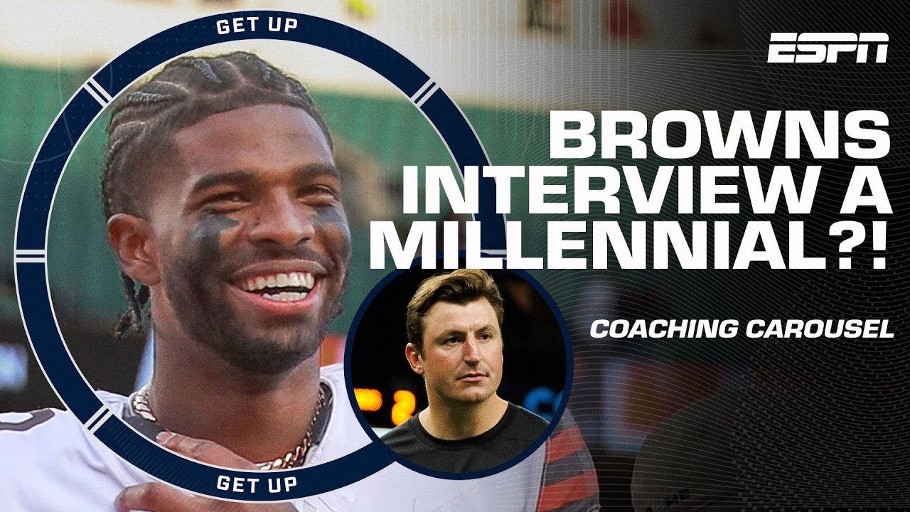 Cleveland Browns are interviewing someone who is 30 YEARS OLD for their HEAD COACH?! | Get Up