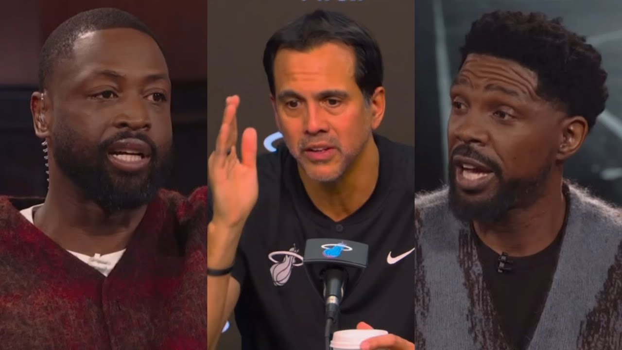 Dwyane Wade and Udonis Haslem react to Coach Spo calling out Kel'el Ware 😳