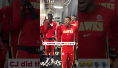 One of us. One of us! #cjmccollum #nba #hawks #cacaw