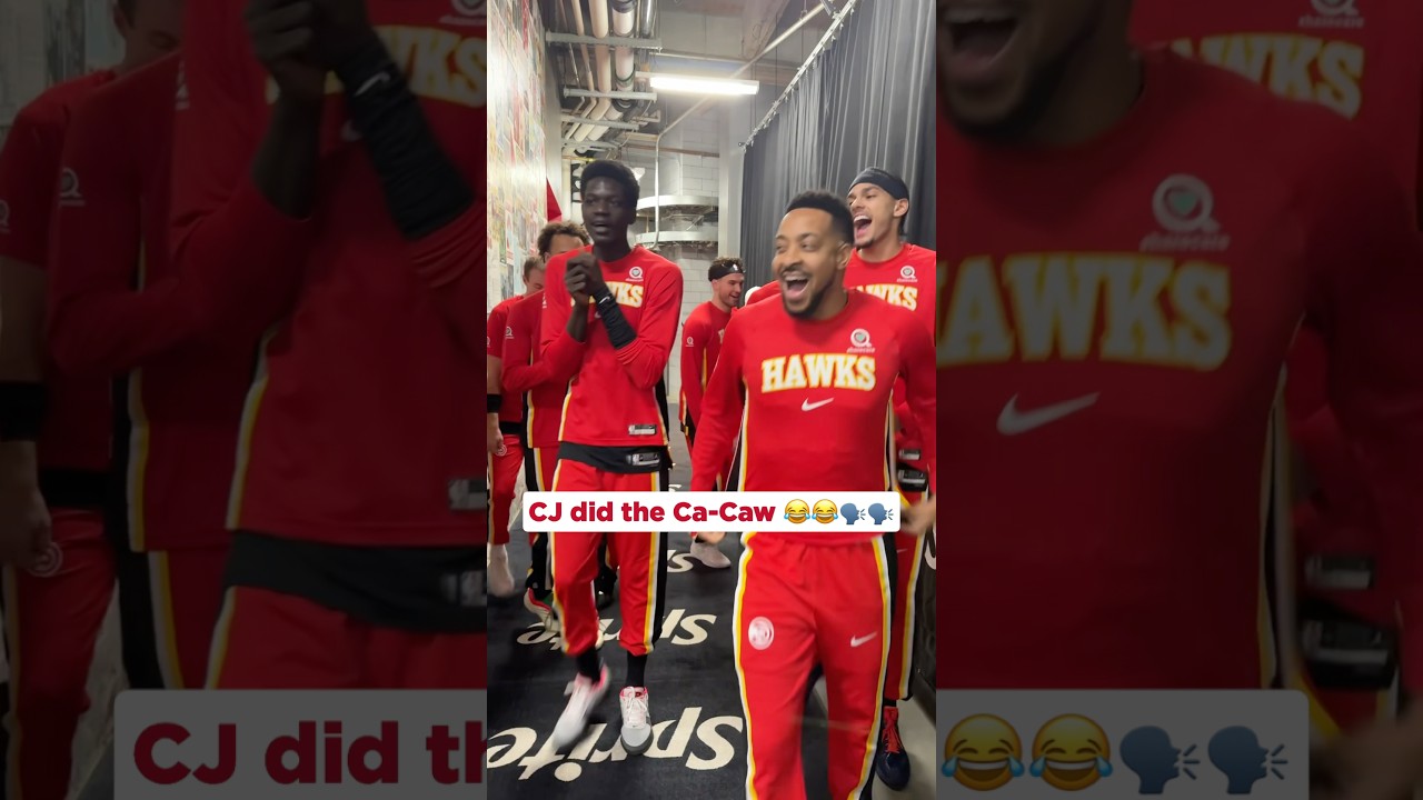 One of us. One of us! #cjmccollum #nba #hawks #cacaw