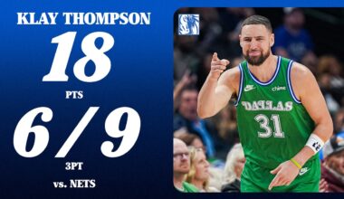 Klay Thompson (18 Points) vs. Brooklyn Nets | January 12, 2026