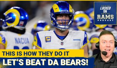 BIG: Rams Have Key Advantage Over Bears, Rams Injury Update, How Rams Beat DA BEARS, and More!