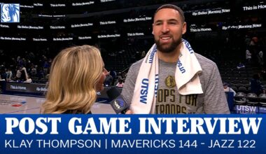 Klay Thompson Post Game Interview vs. Utah Jazz | January 15, 2026