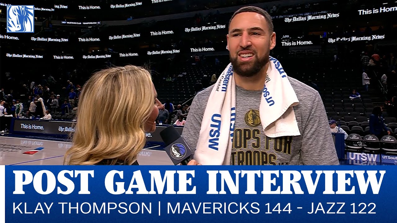Klay Thompson Post Game Interview vs. Utah Jazz | January 15, 2026