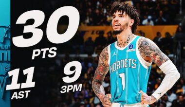 LaMelo SHINES In LA With 30-PT DOUBLE-DOUBLE & 9 THREES | January 15, 2026