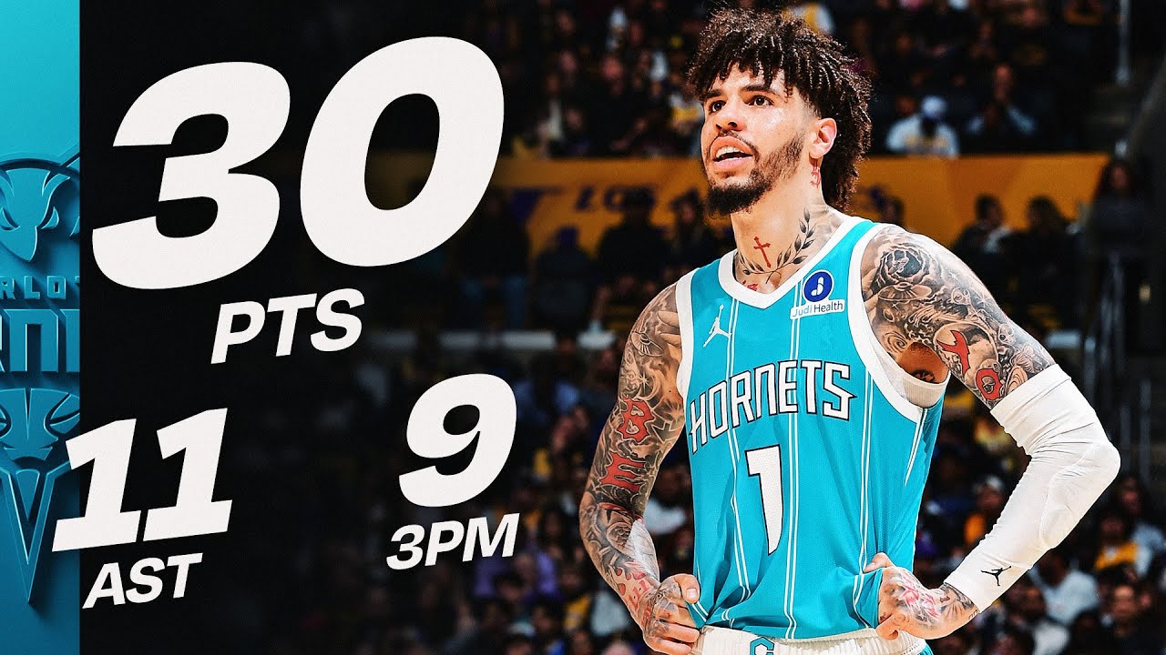 LaMelo SHINES In LA With 30-PT DOUBLE-DOUBLE & 9 THREES | January 15, 2026