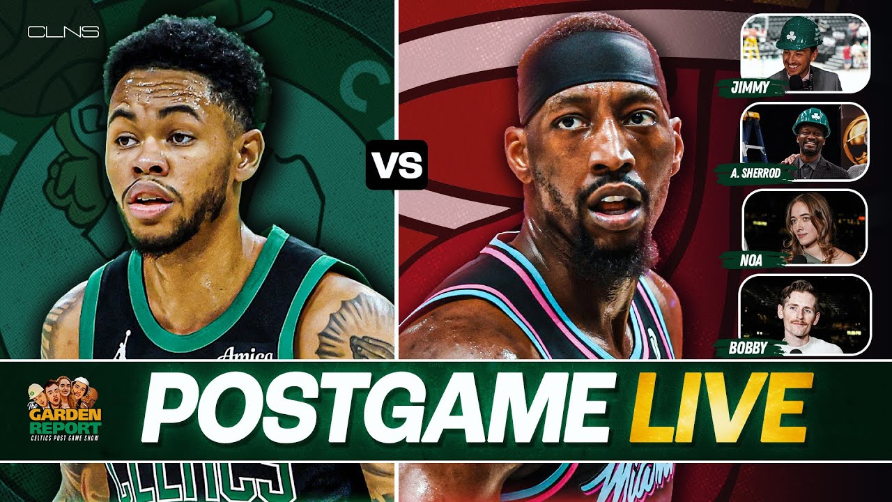 Garden Report: Celtics vs Heat Postgame Show on CLNS Media - Anfernee Simons GOES OFF 🔥