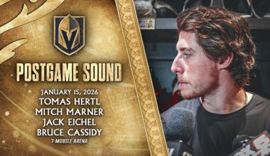 🎥 POSTGAME SOUND: Hertl, Marner, Eichel & Cassidy