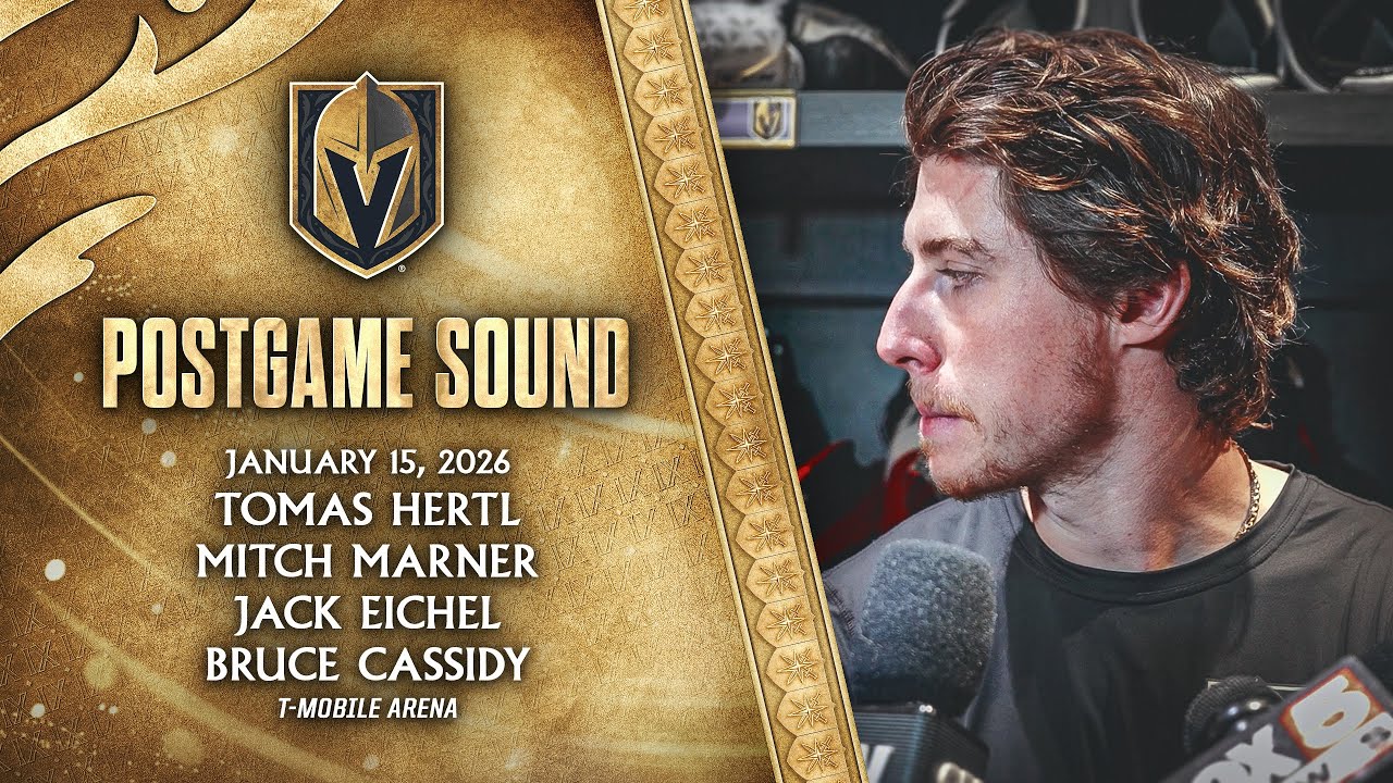 🎥 POSTGAME SOUND: Hertl, Marner, Eichel & Cassidy